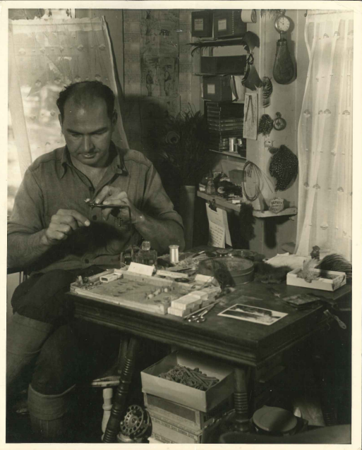 Reuben R. Cross - Rube at his Fly Tying Desk! - Screenshot 2022-04-25 154404.png